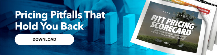 The FITT pricing scorecard TM