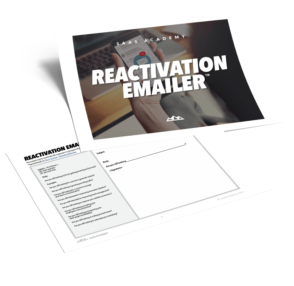 Reactivation Emailer™ | SaaS Academy