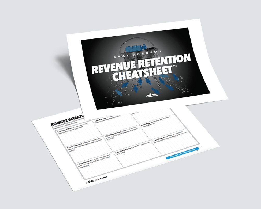 Mockup | Lead Magnet | Revenue Retention Cheatsheet