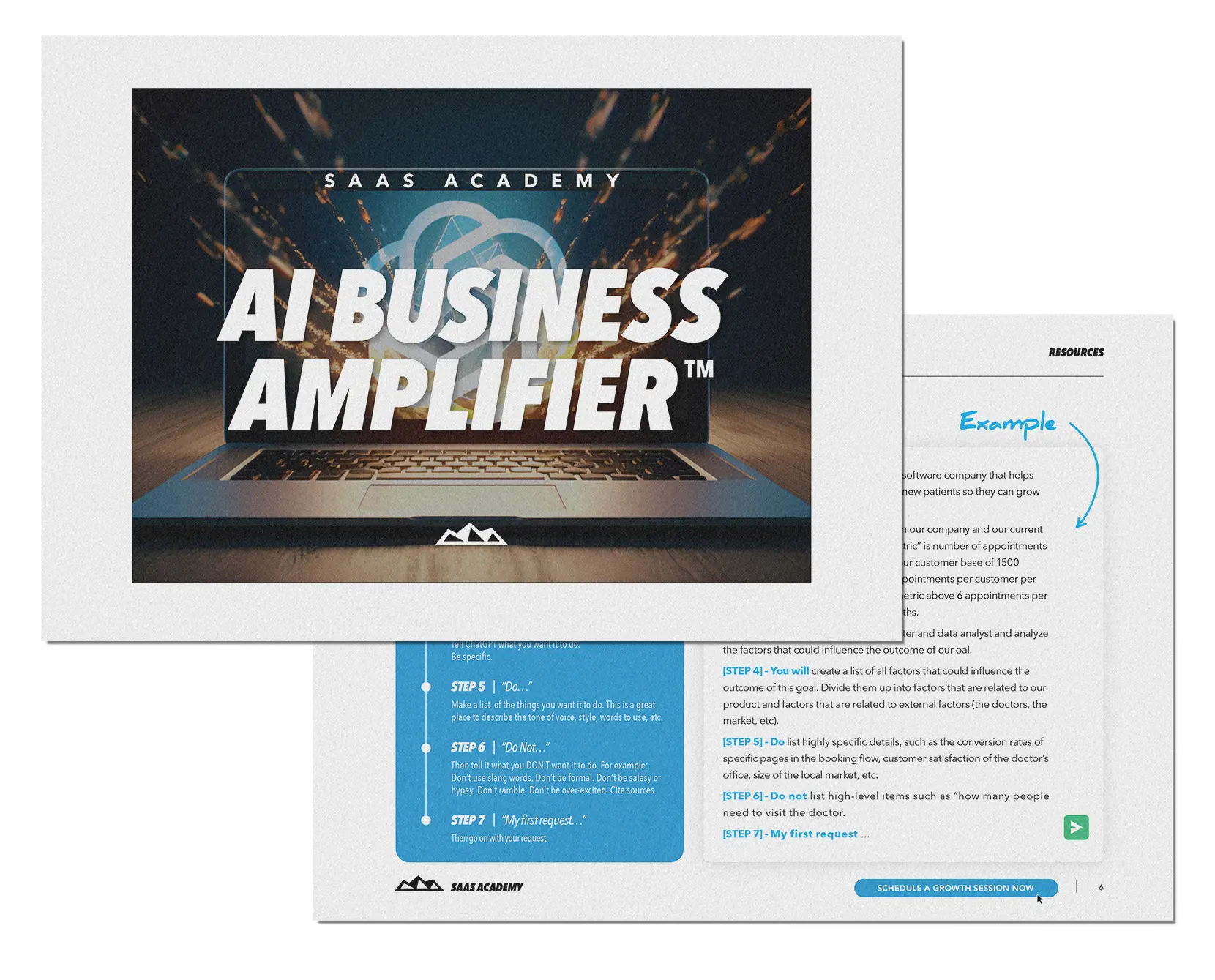AI business amplifier pdf mock-up